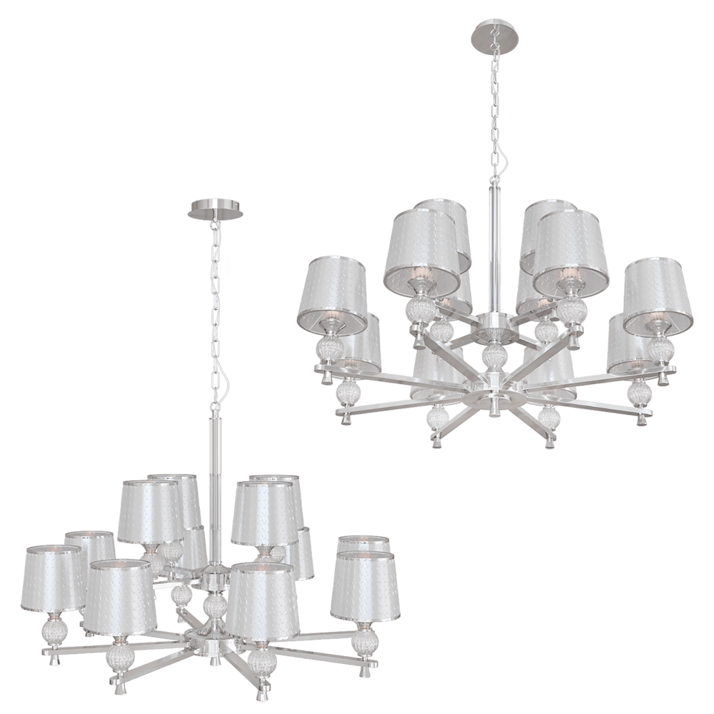 FAVOURITE – Chandelier Aureola 2873-12P 3D Model