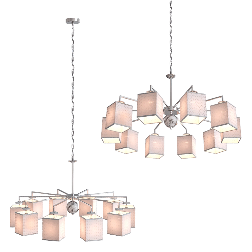 FAVOURITE – Chandelier Diva 2821-10P 3D Model