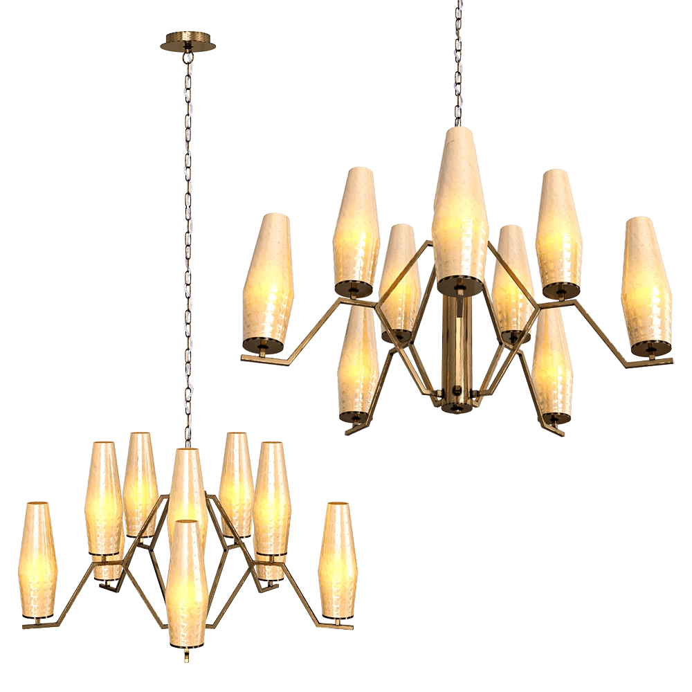 FAVOURITE – Chandelier Figuris 2872-10P 3D Model