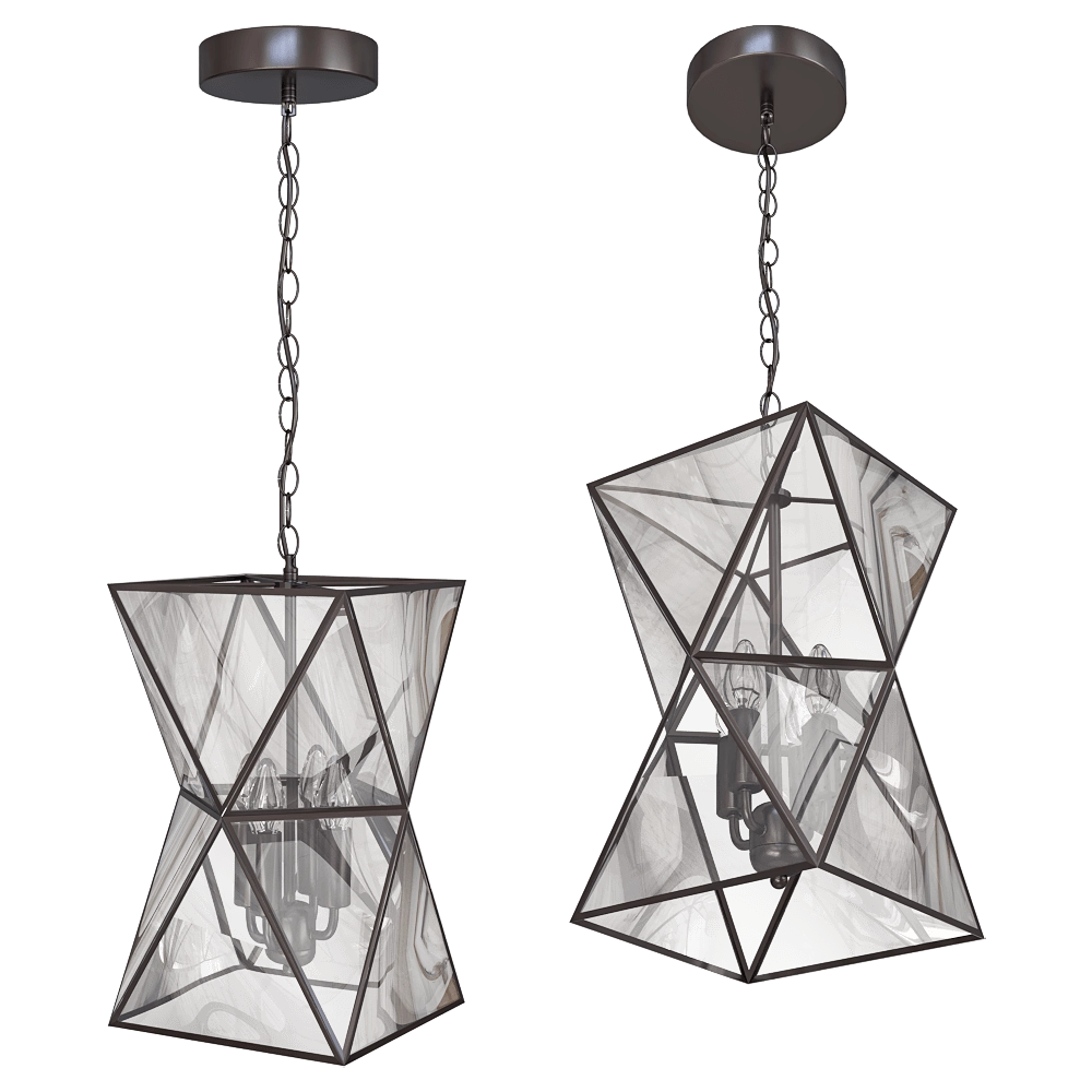 FAVOURITE – Chandelier Polihedron 1919-4P 3D Model