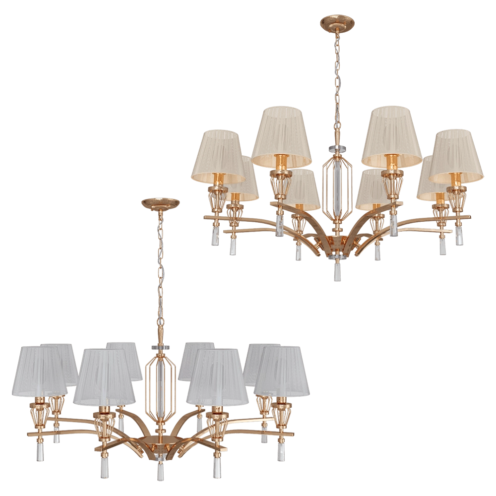 FAVOURITE – Chandelier Sade 2690-8P 3D Model