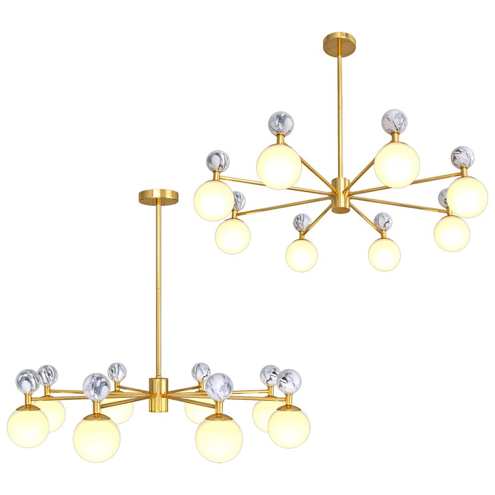 FAVOURITE – Chandelier Sangamarmer 3010-8P 3D Model