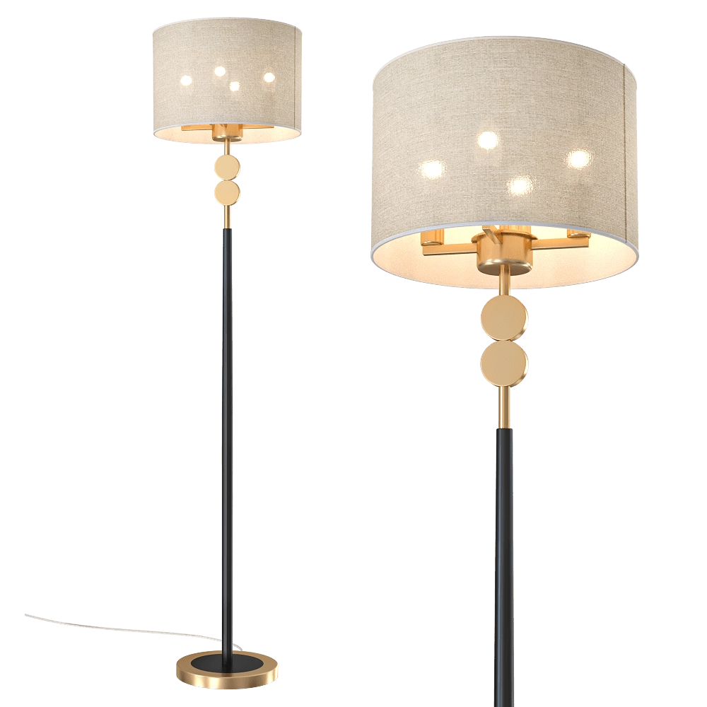 FAVOURITE – Floor lamp Roshe 2624-4F 3D Model FAVOURITE – Floor lamp Roshe 2624-4F 3D Model
