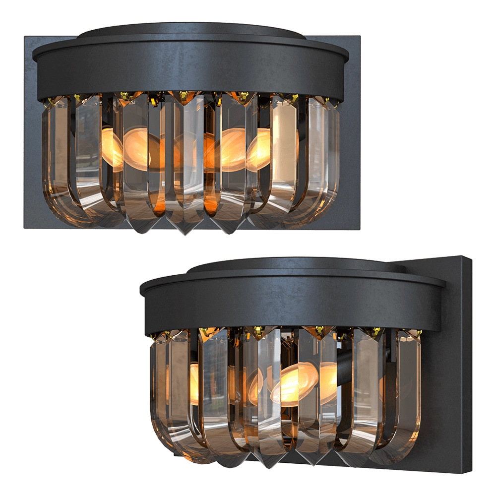 FAVOURITE – Wall lamp Amber 1657-2W 3D Model FAVOURITE – Wall lamp Amber 1657-2W 3D Model