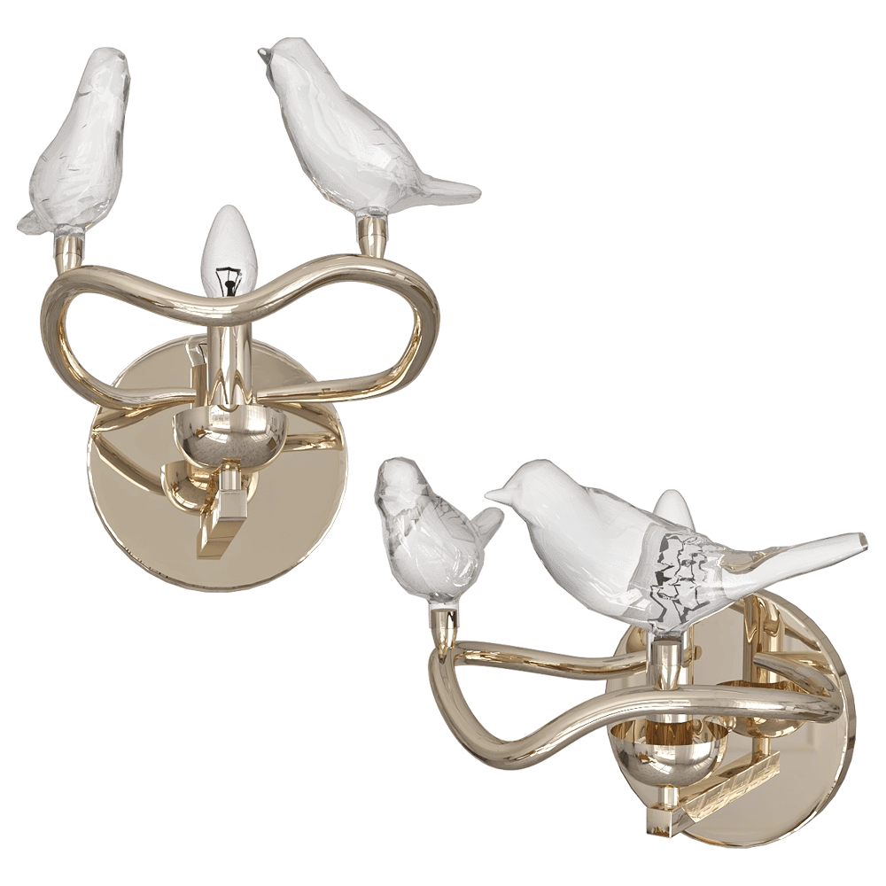 FAVOURITE – Wall lamp Pajaritos 1750-1W 3D Model