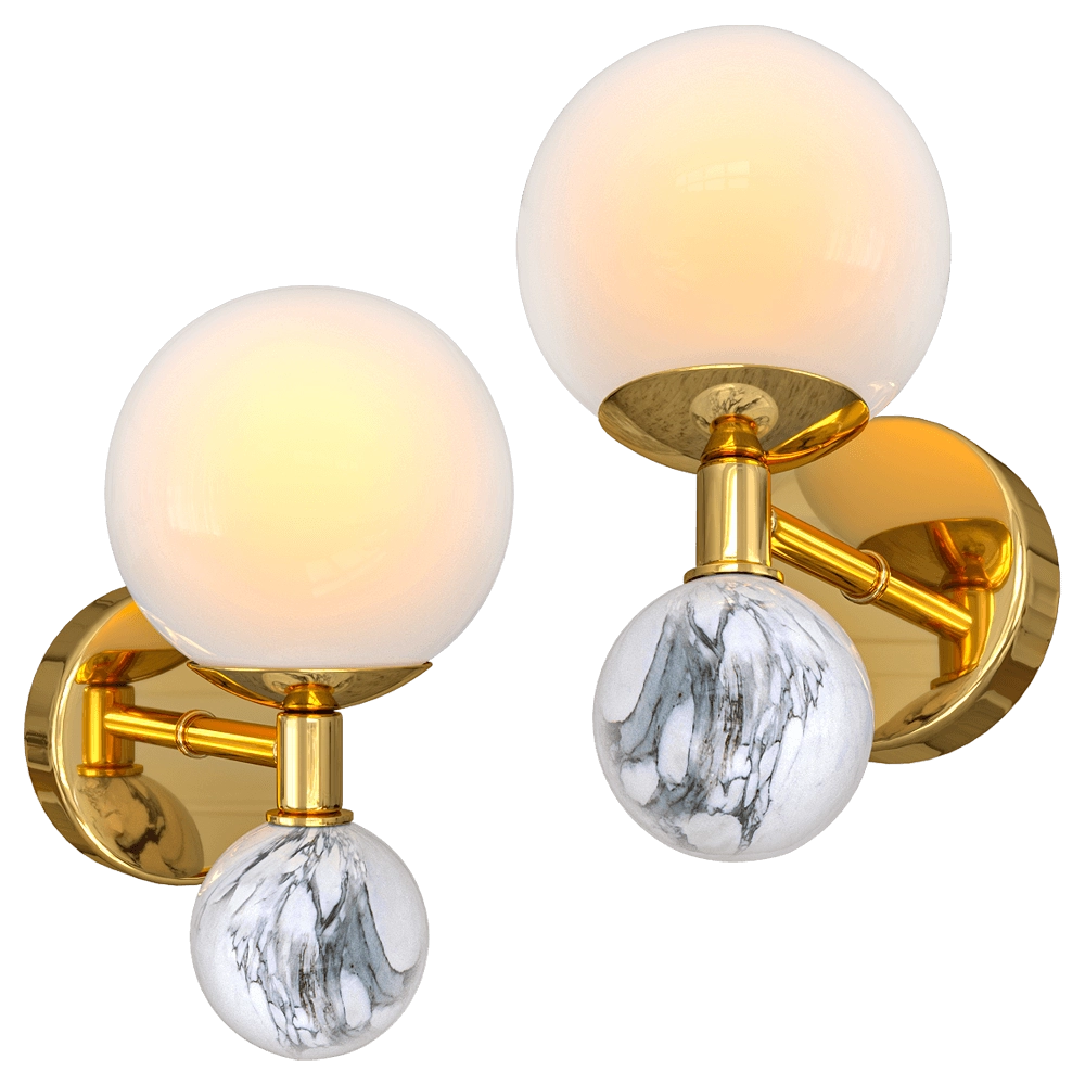 FAVOURITE – Wall lamp Sangamarmer 3010-1W 3D Model