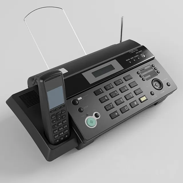 Fax Panasonic KX-FC968RUT 3D Model