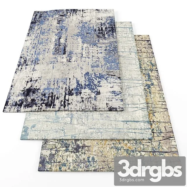 Fayette studio contemporary rugs3 3D Model Download