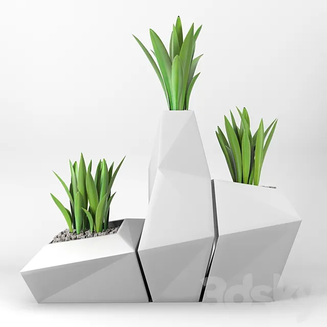 Faz Planters by Vondom 3DModel Faz Planters by Vondom 3DModel