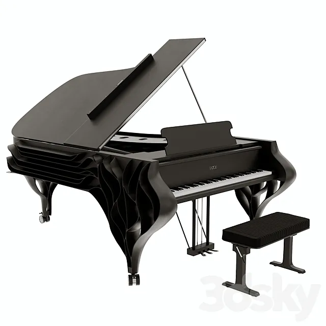 Fazioli butterfly 3D Model