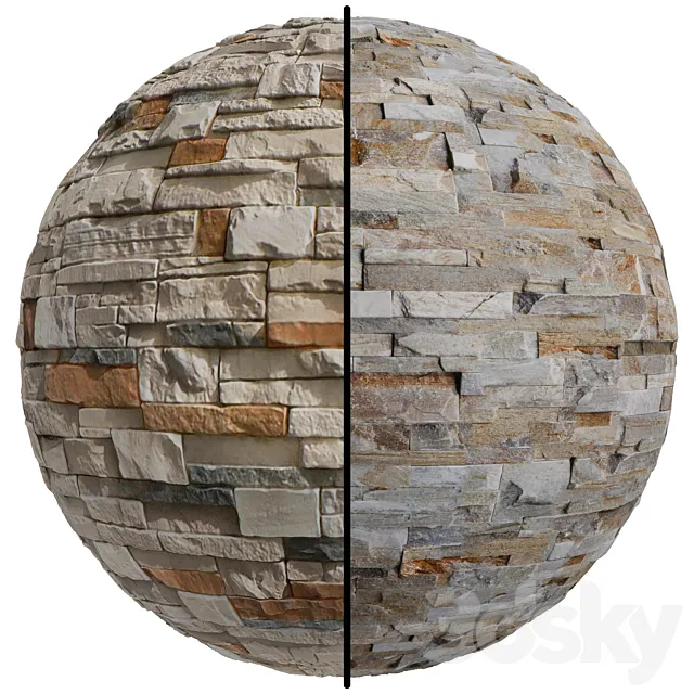 FB117 Scissors Stone Texture (Antique – Gutin) | PBR | 2 MAT | 4K 3D Model