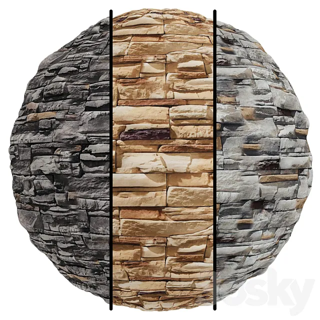 FB690 MOUNTAIN LEDGE DS-30-02 SERIES(SUZUKA®) | 3MAT | 4k | seamless | PBR 3D Model