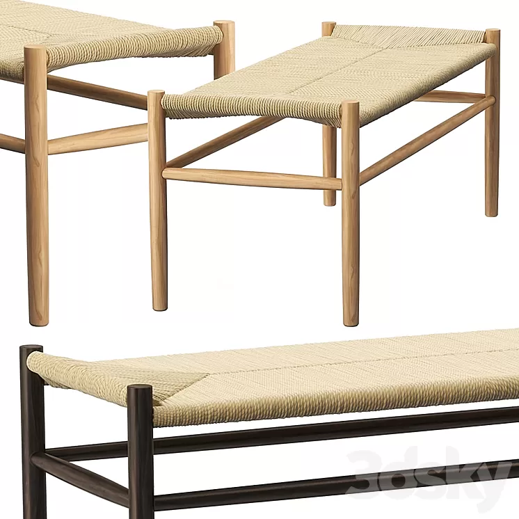 FDB J83B bench 3D Model FDB J83B bench 3D Model