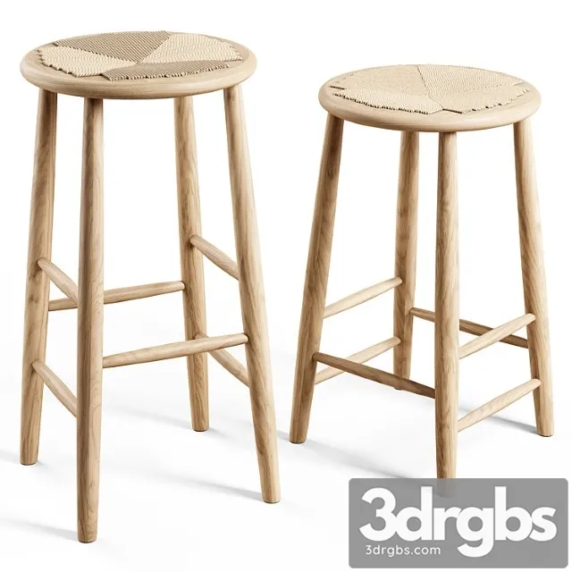 FDB Mobler – J165B Bar Stool 3D Model Download FDB Mobler – J165B Bar Stool 3D Model Download