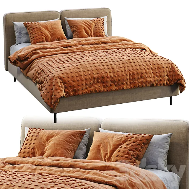 Feel Bed By Bolzan 3D Model