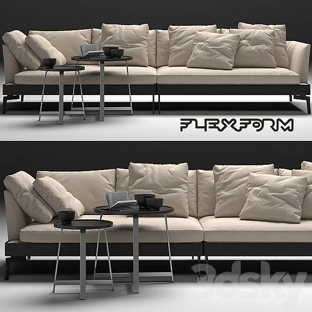 Feel Good Sofa Flexform 3D Model