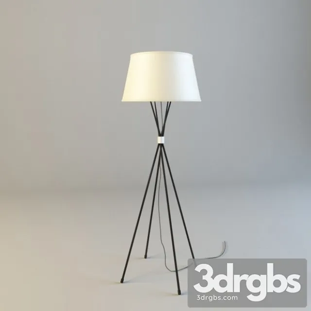 Feiss Penny 1 Light Floor Lamp 3D Model Download