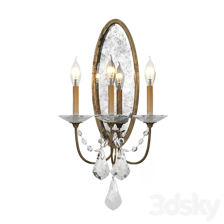 FEISS VALENTINA FE-VALENTINA-W3 wall lamp 3D Model Free Download