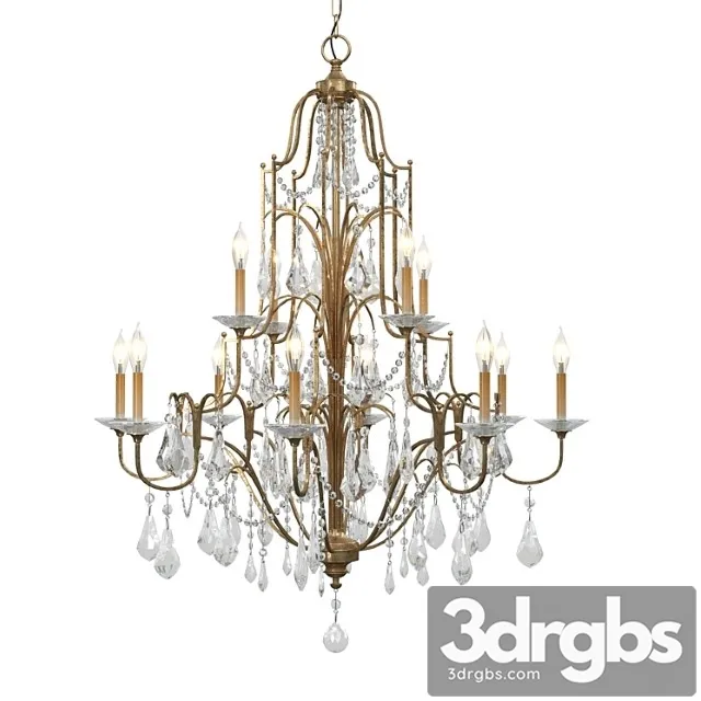 Feiss Valentina Fe Valentina12lt Chandlier 3D Model Download