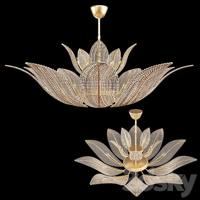 felce profili chandelier 3D Model