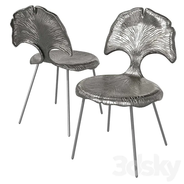 Felicity Metal Chair Bernhardt Interiors 3DModel Felicity Metal Chair Bernhardt Interiors 3DModel