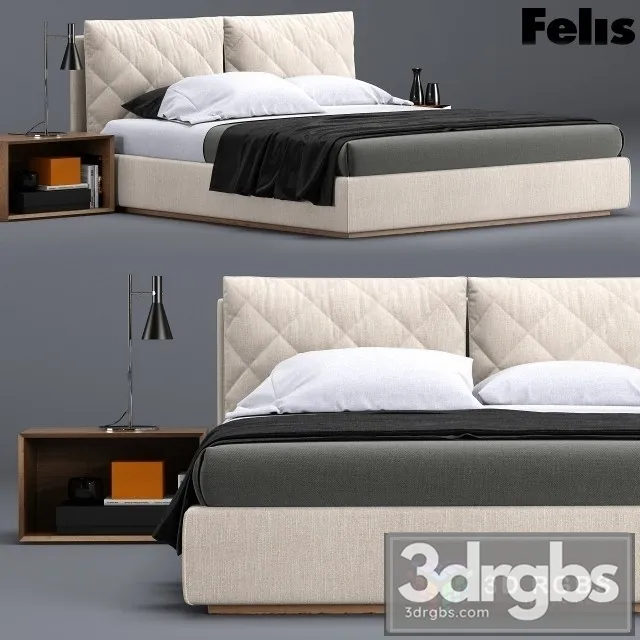 Felis Allen Bed 3D Model Download