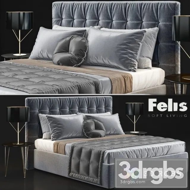 Felis Bed 3D Model Download