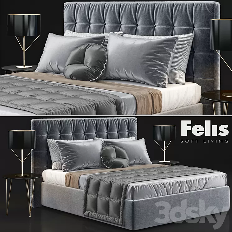 Felis Bed KARL 3D Model