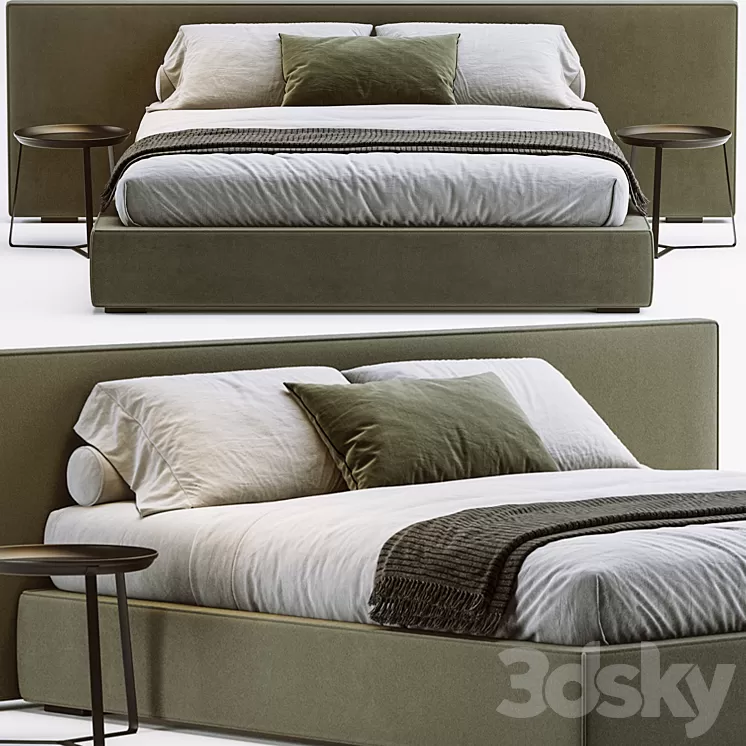 Felis Bowie Bed 3D Model Free Download