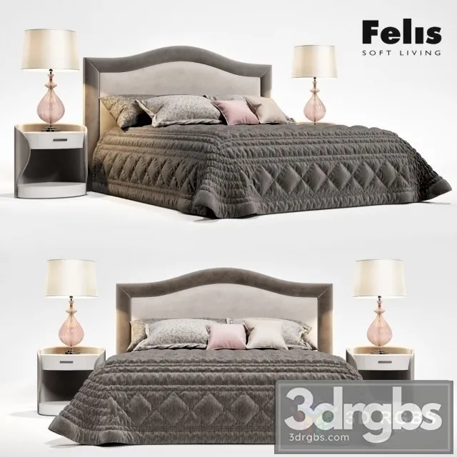 Felis Oscar Bed 3D Model Download