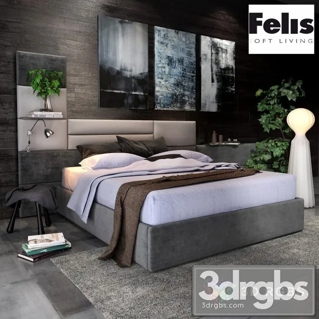 Felis Sommy Bed 3D Model Download