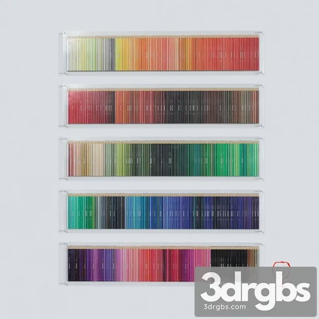 Felissimo tokyo seeds colored pencils 3D Model Download