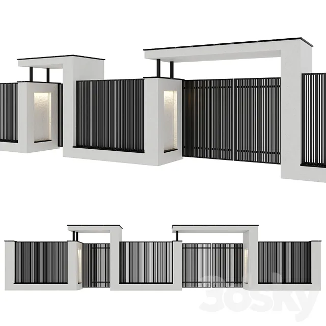 Fence 03 3D Model Fence 03 3D Model