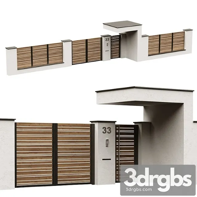 Fence 33 3D Model Download Fence 33 3D Model Download
