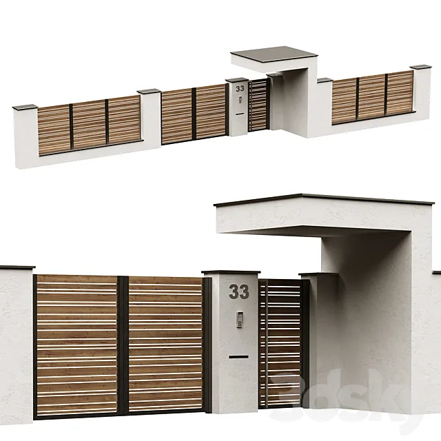 Fence 33 3D Model Fence 33 3D Model