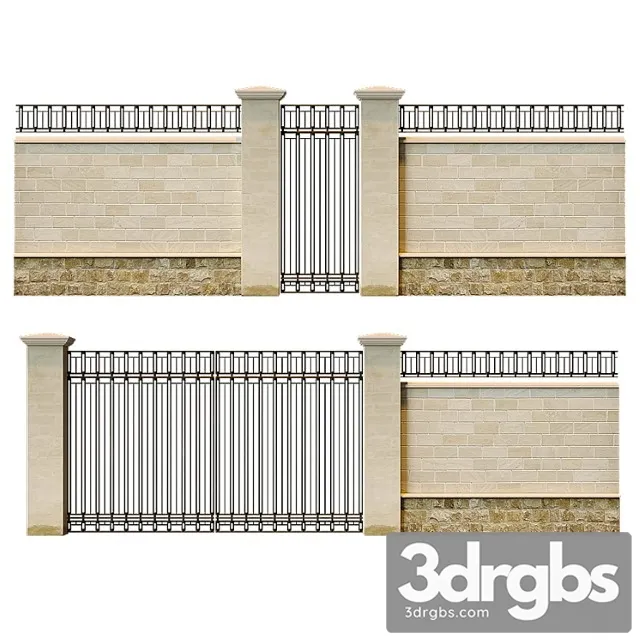 Fence 36 3D Model Download Fence 36 3D Model Download