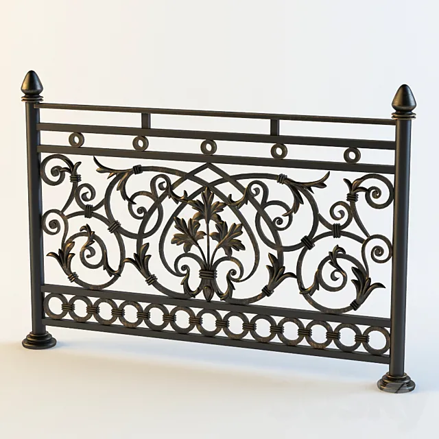 Fence 3D Model Fence 3D Model