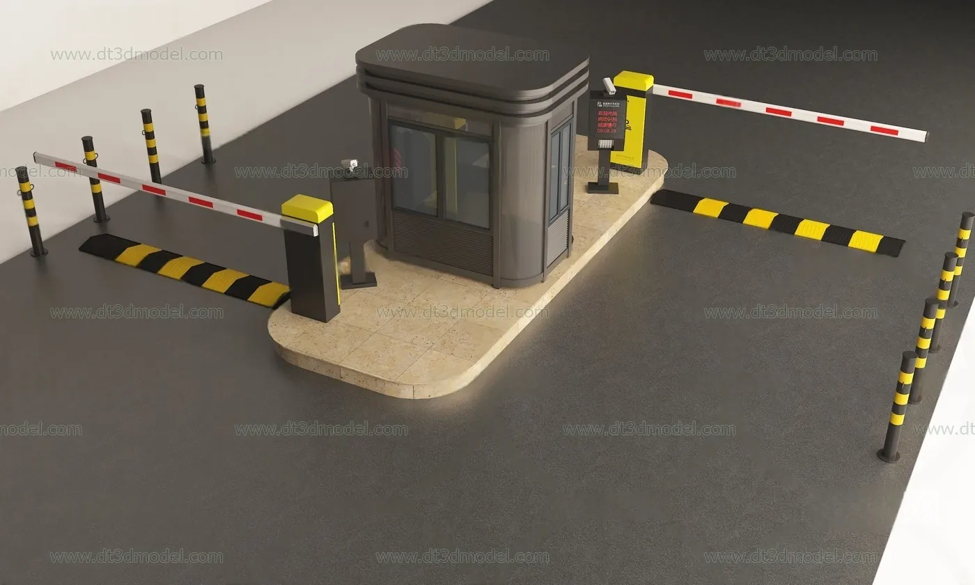 Fence 3D Models for Free Download – Architecture Fence – 005 – VRAY Render