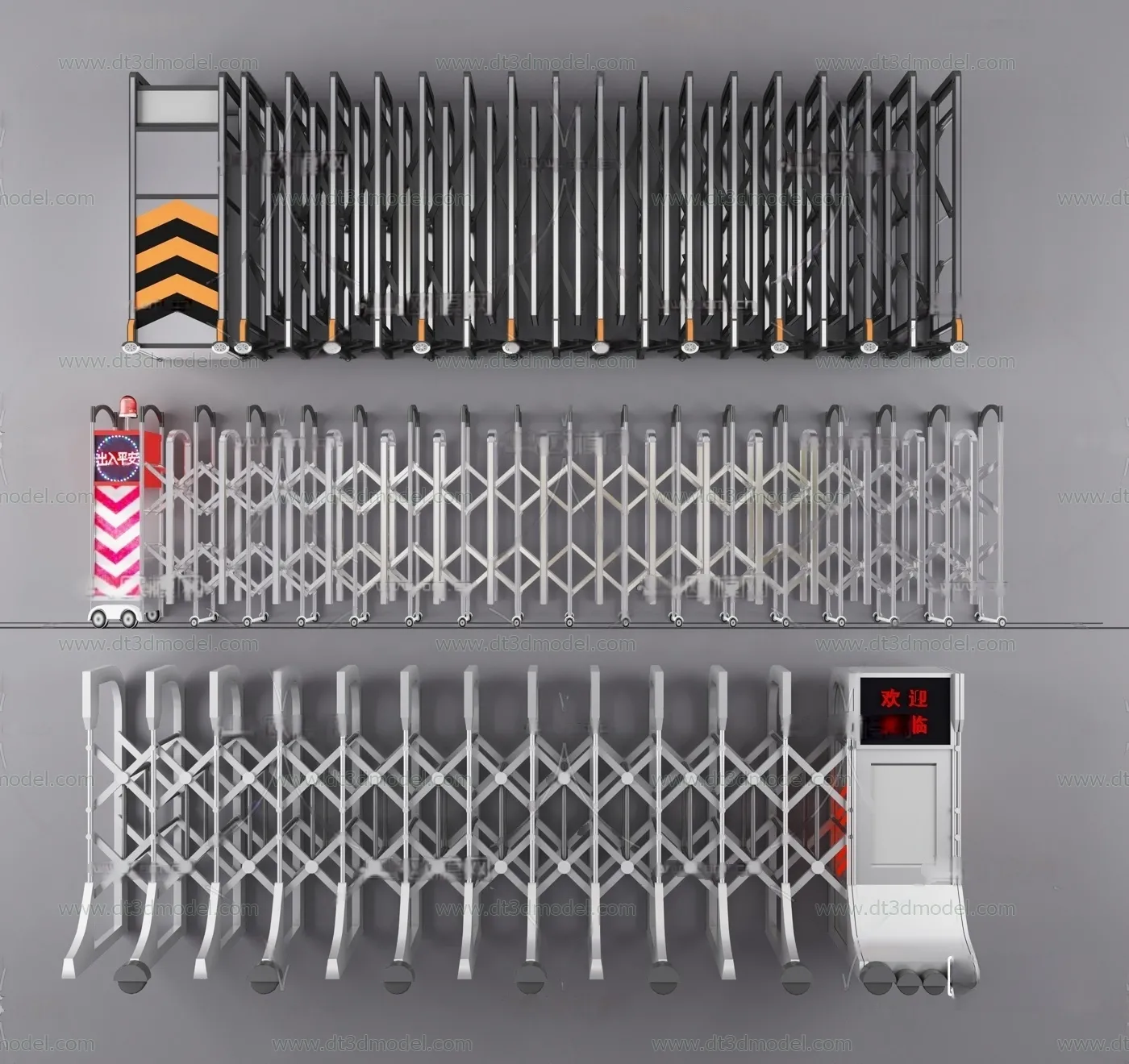 Fence 3D Models for Free Download – Architecture Fence – 018 – VRAY Render