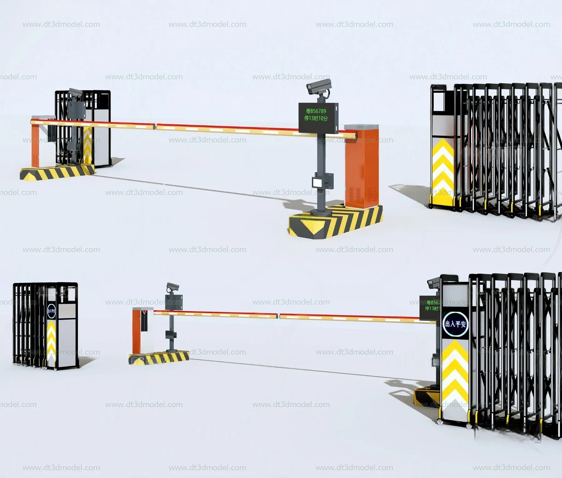 Fence 3D Models for Free Download – Architecture Fence – 034 – VRAY Render