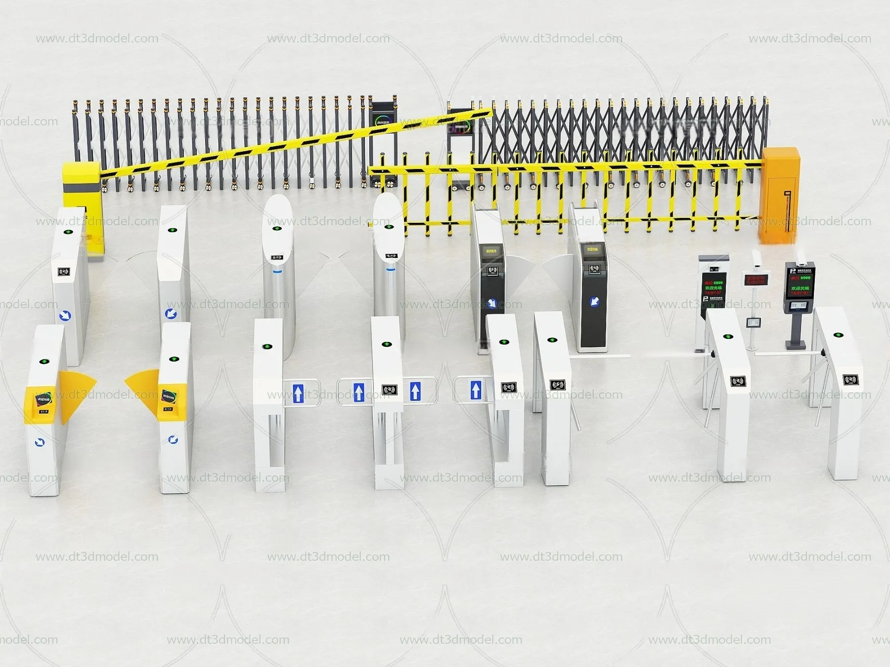 Fence 3D Models for Free Download – Architecture Fence – 038 – VRAY Render