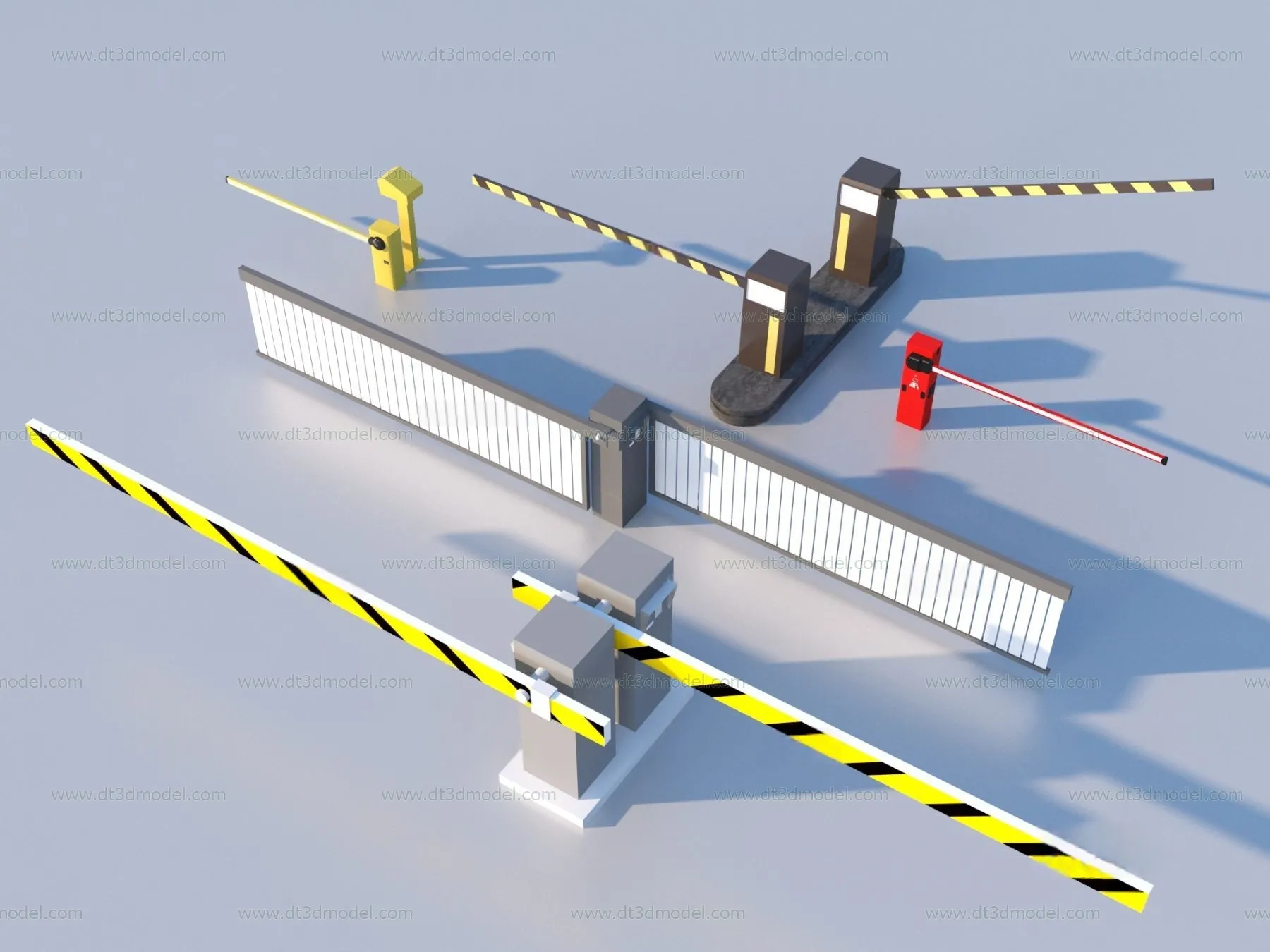 Fence 3D Models for Free Download – Architecture Fence – 062 – VRAY Render