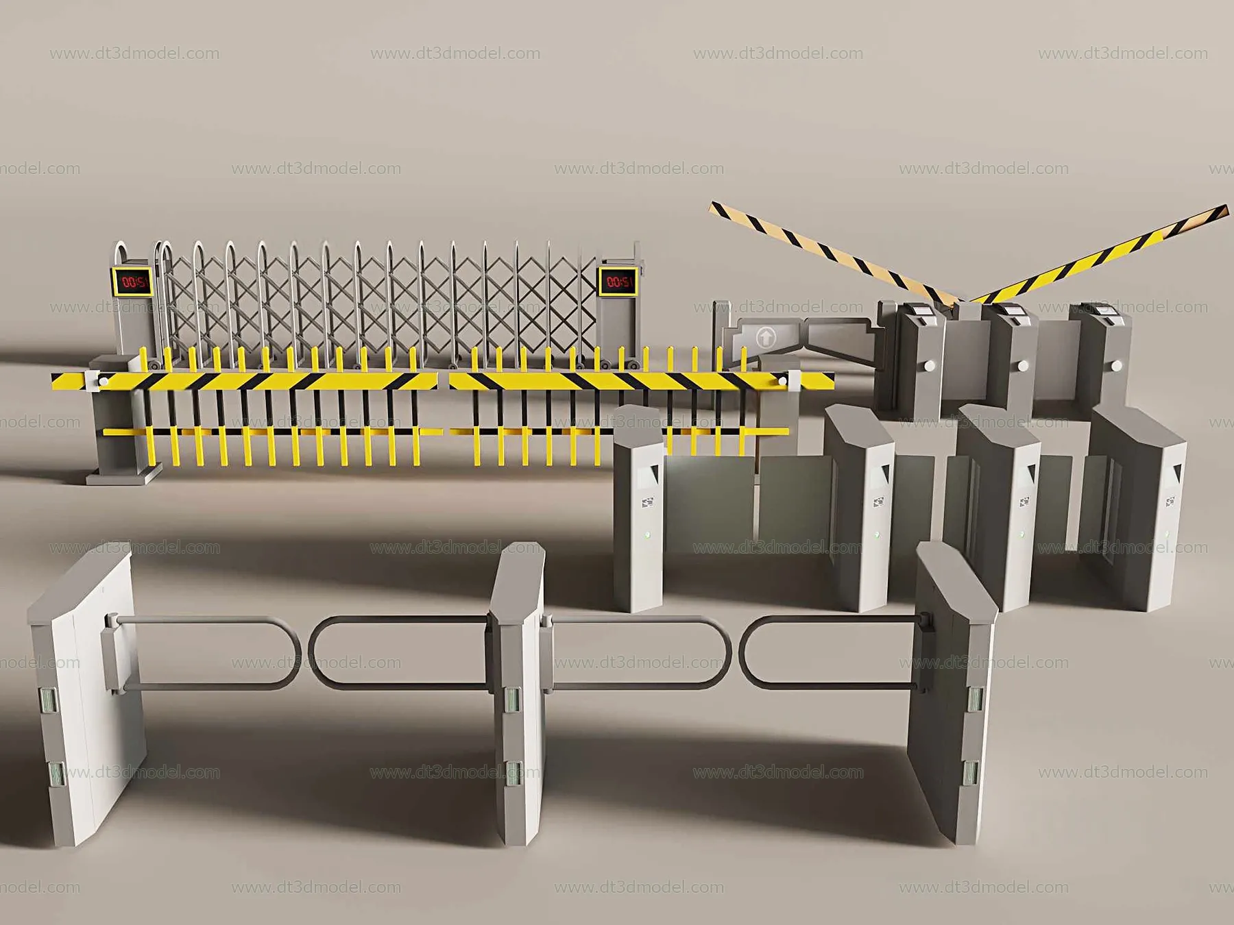 Fence 3D Models for Free Download – Architecture Fence – 066 – VRAY Render