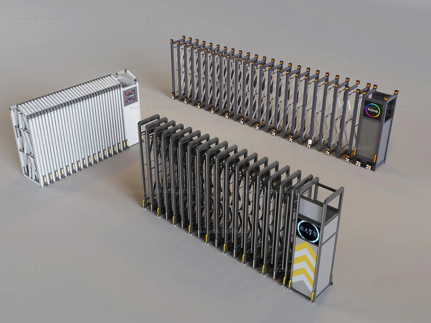 Fence 3D Models for Free Download – Architecture Fence – 073 – VRAY Render