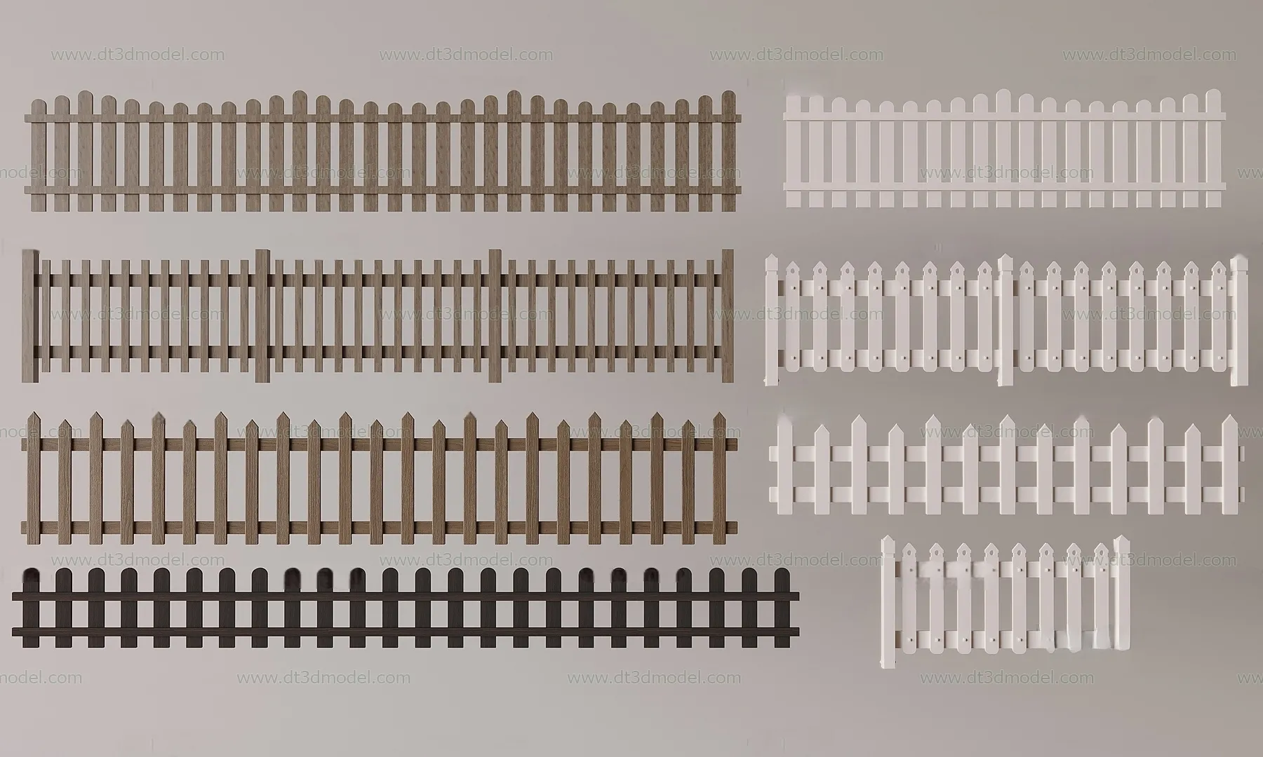 Fence 3D Models for Free Download – Architecture Fence – 074 – VRAY Render