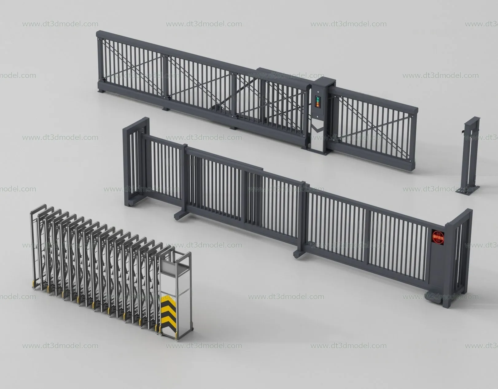 Fence 3D Models for Free Download – Architecture Fence – 080 – VRAY Render