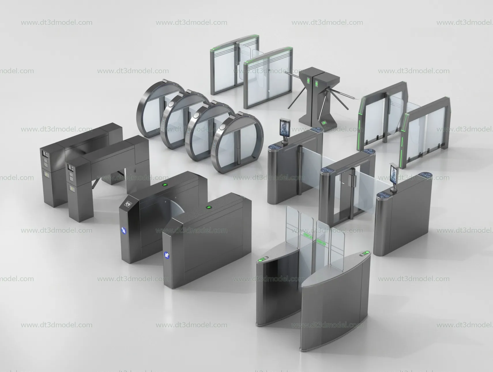 Fence 3D Models for Free Download – Architecture Fence – 088 – VRAY Render