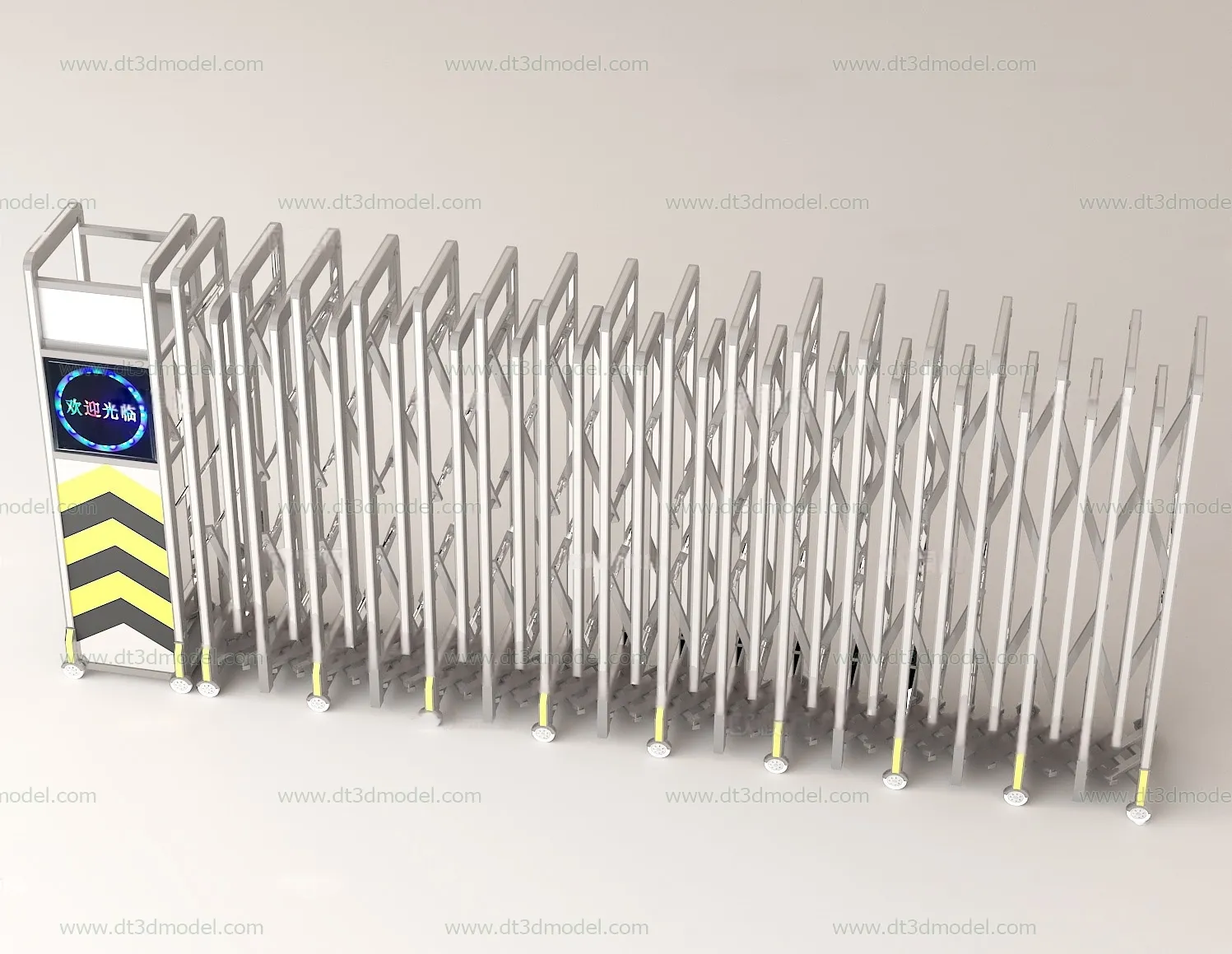 Fence 3D Models for Free Download – Architecture Fence – 092 – VRAY Render