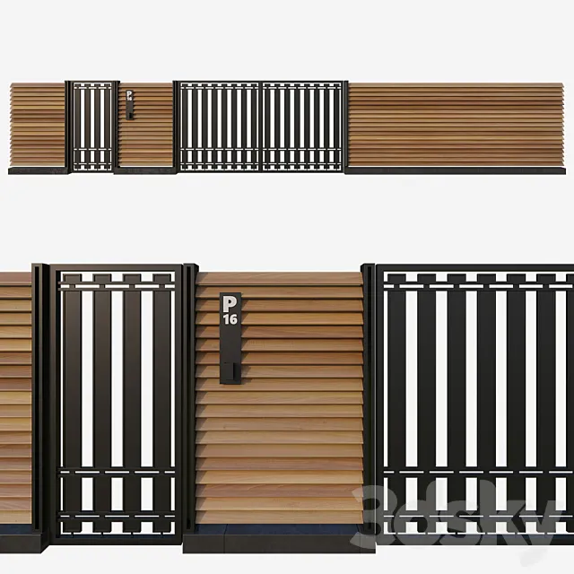 Fence 3DModel Fence 3DModel