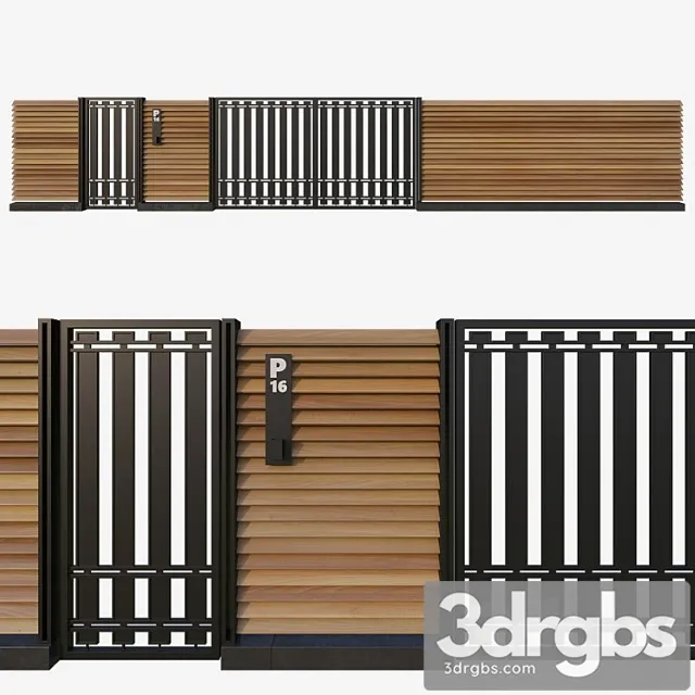 Fence 41 3D Model Download Fence 41 3D Model Download